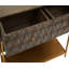115cm Solid Wood Top Console Table