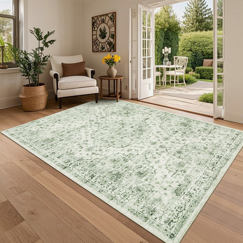 Vintage Look Synthetic Area Rug, Rectangle 200 cm x 290 cm