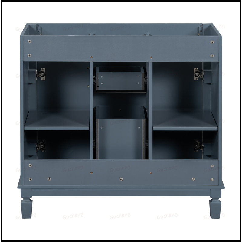 Meuble-lavabo de 36 pouces seulement, Bleu