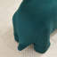 Polyester vert forme libre + objet décoratif en acier