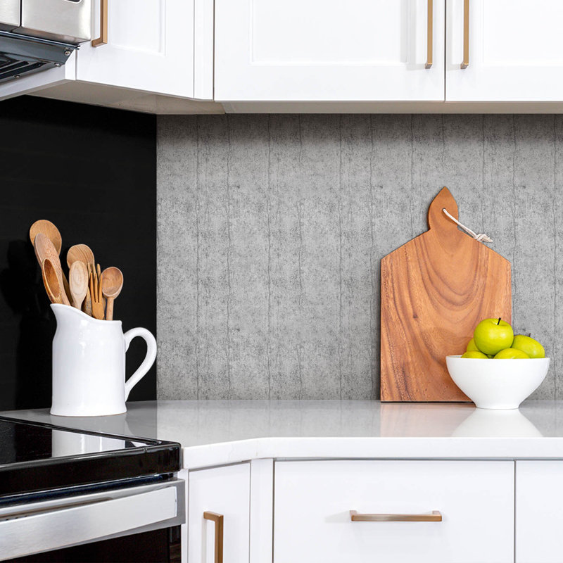 Coursey 50x100 cm Pvc Singular Tile in Grey