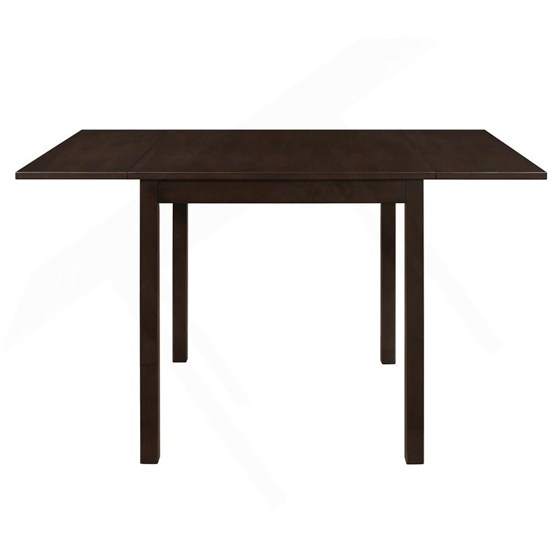 Cappuccino Dining Table With Drop Extension Leaf