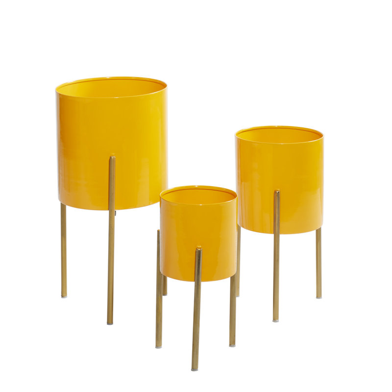 Pot de fleurs Persinger, Jaune