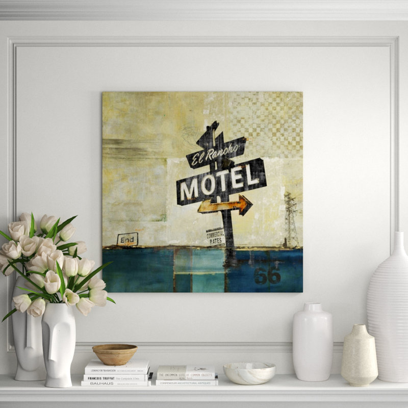 On Route Print, Knife Gel, 36" H x 36" W