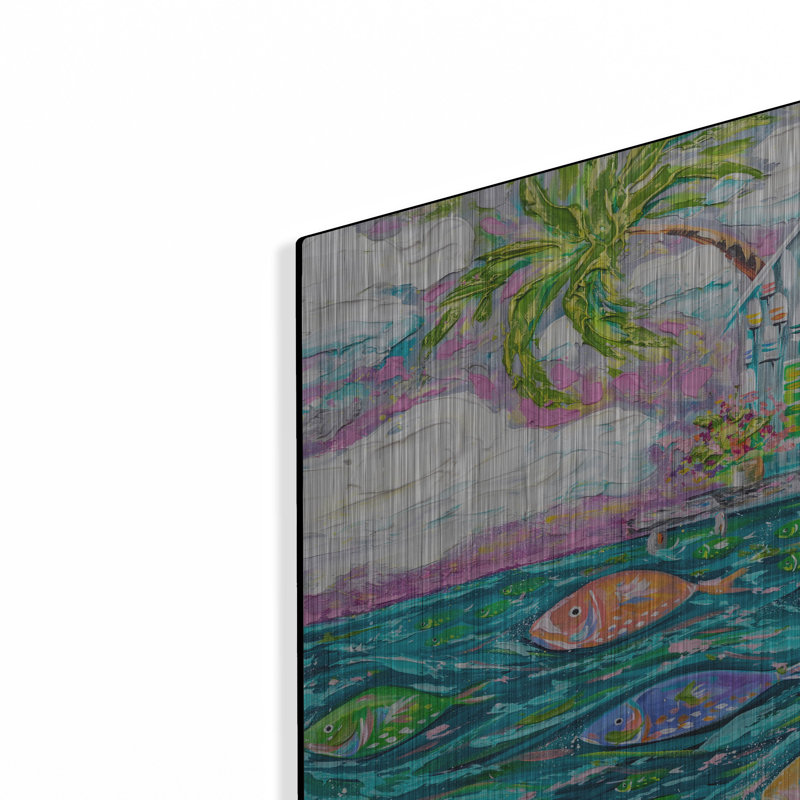 «Dock Of The Bay» par Estelle Grengs, H 16 po x l 24 po