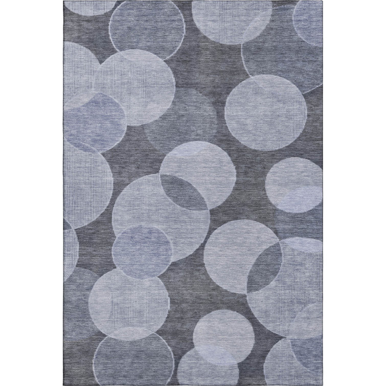 Premium Machine Washable Lubbers AMF1751 Geometric Rug