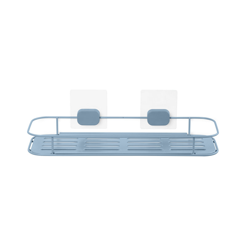 Raby Suction Shower Basket, Blue
