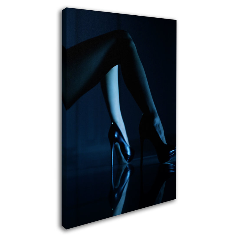 « blue velours », reproduction d’impression sur toile tendue, H 24 po x l 16 po