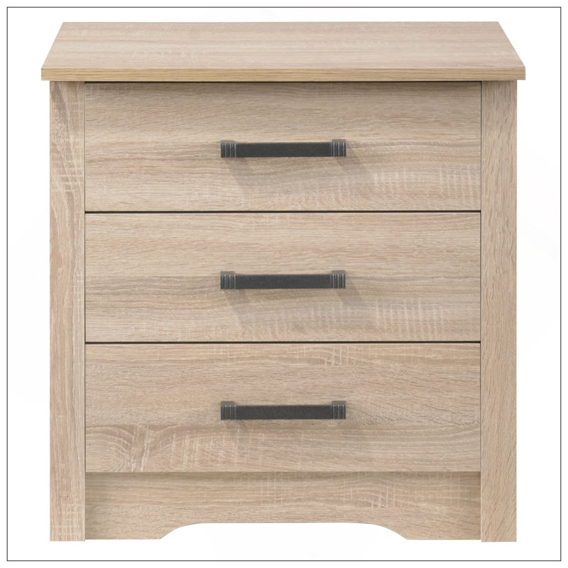 Table de chevet Sandle, Brun