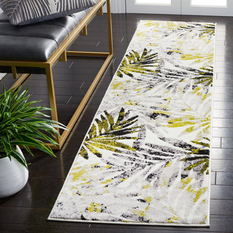 Forbell Performance Floral Rug, Runner 2' x 8'
