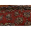 Tapis unique en laine noué à la main de style rectangle des années 1960 de 11 pi 11 po x 20 pi 8 po rouge 1960