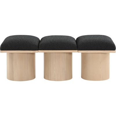 Husnan Boucle Upholstered Bench