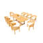Lenong Outdoor 11 - Piece Teak Dining Set