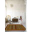 Tapis décoratif multicolore à rayures orange-1594037569