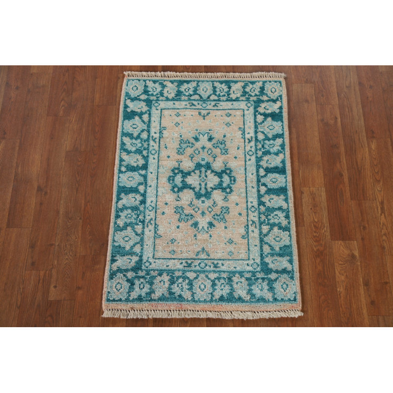 Tapis décoratif teint à la main Oushak 2x3