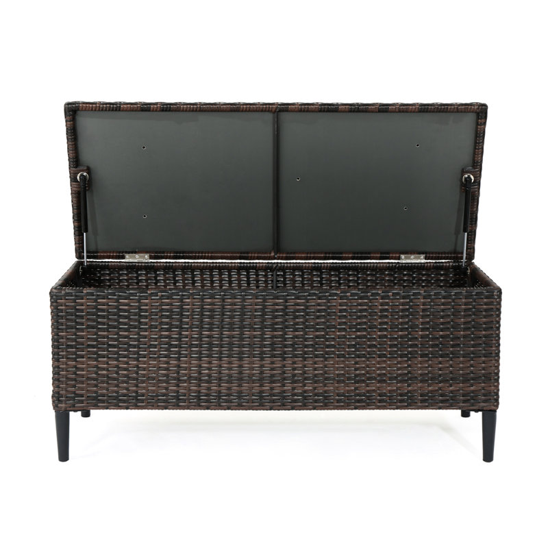 Unité de rangement brune multi pour patio, Brun multi