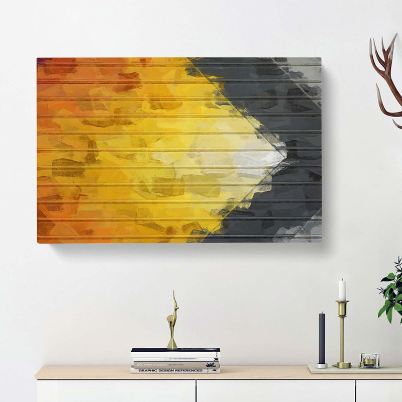 Follow Me in Abstract - Wrapped Canvas, 40cm H x 60cm W x 3cm D