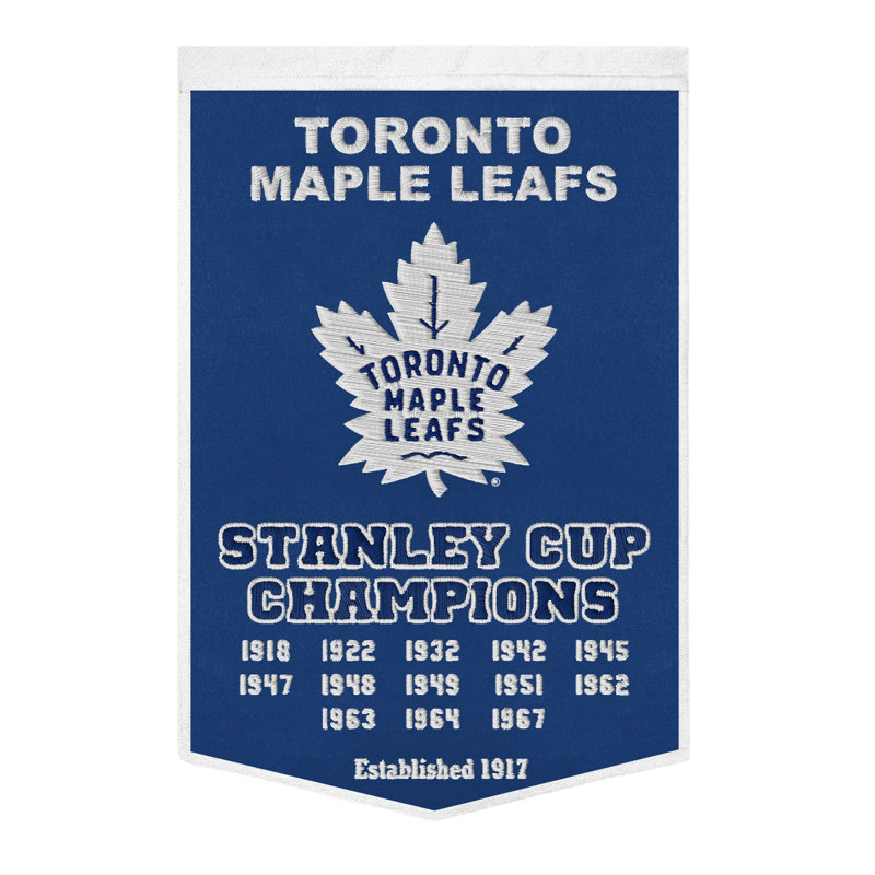 Bannière NHL Toronto Maple Leafs Dynasty | 24 po x 36 po, Toronto Maple Leafs