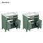 Ensemble de meuble-lavabo 60 po avec lavabos doubles (séparés), lavabos doubles en céramique, tablette réglable, portes à fermeture en douceur et tiroir rabattable