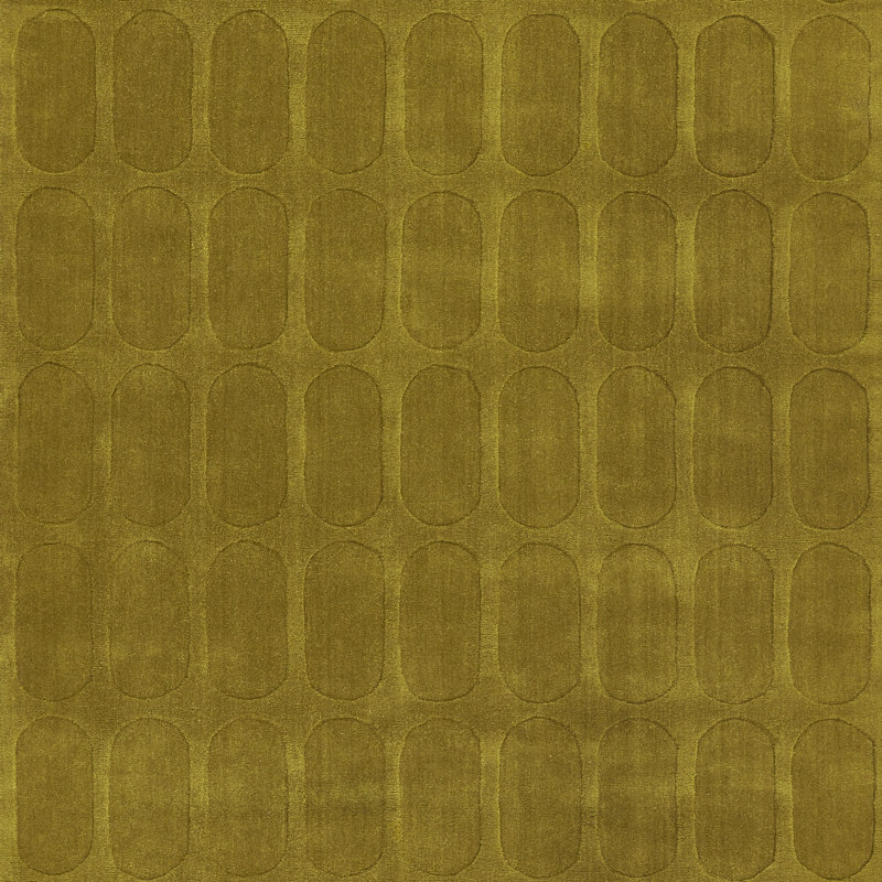 Tapis géométrique en laine tissé à la main Mazzi, Rectangle 6 pi x 9 pi