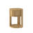 21.7" H Fluted Round Nightstand with Storage