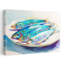 «Vibrant Fresh Sardines Colorful Vibrant Contemporary Fish Ocean», art mural-129003268