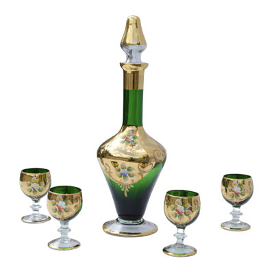 5 - Piece Glass Beverage Server Set
