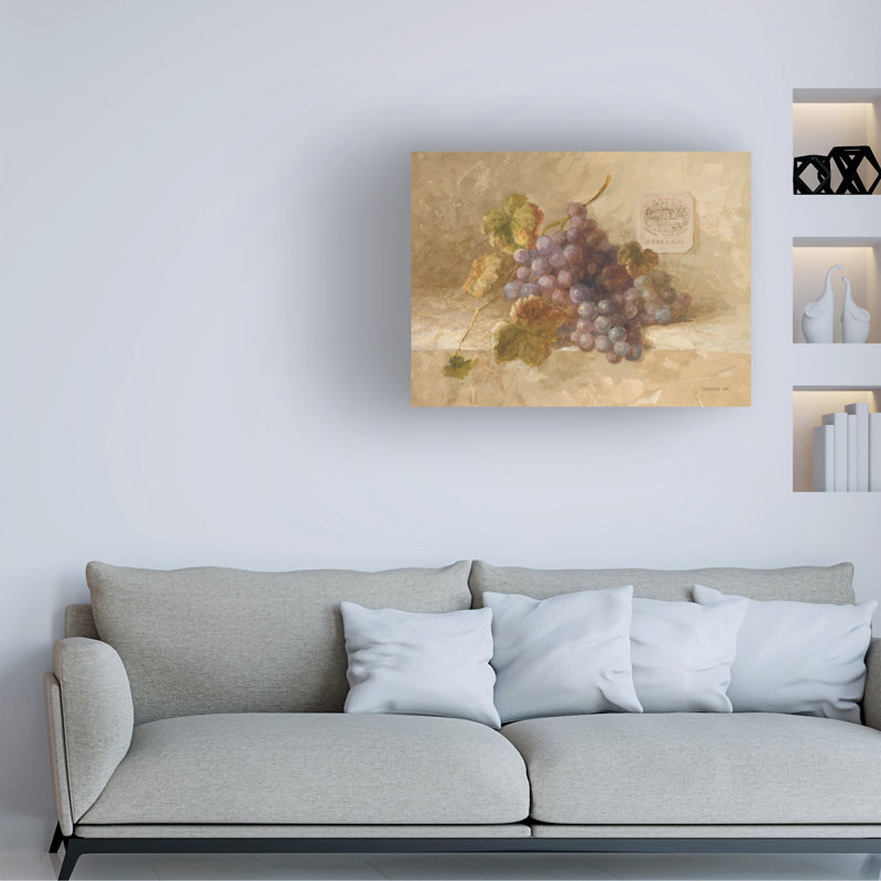 Art sur toile raisins, bolognaise, bolognaise, bolognaise, H 18 po x l 24 po