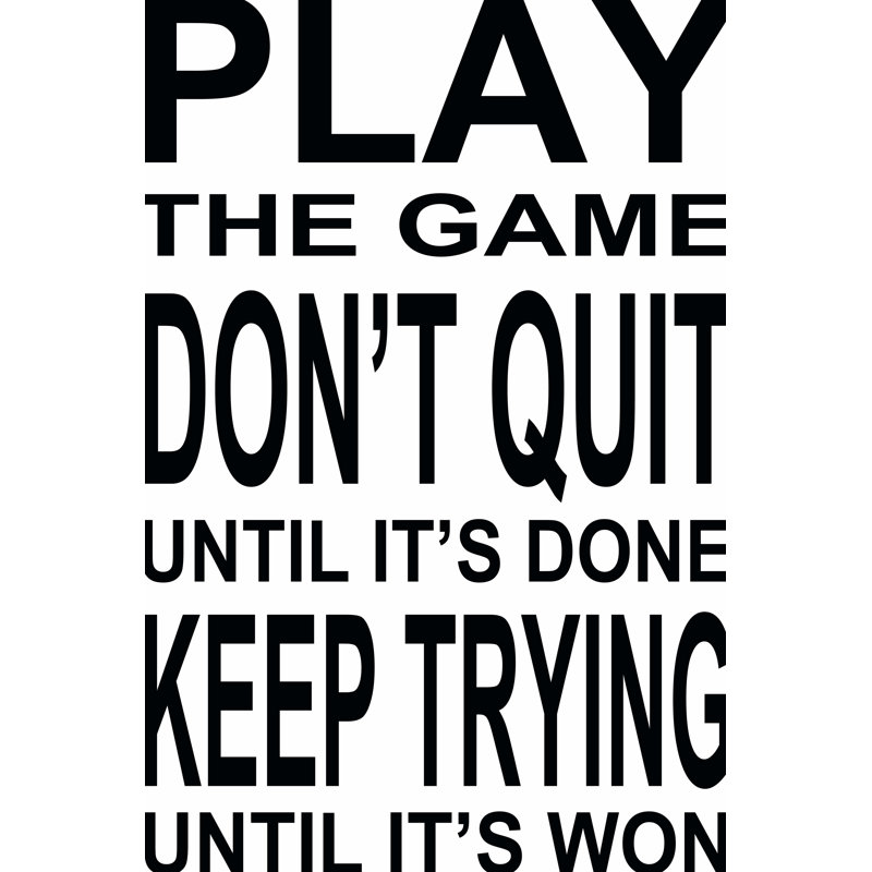 Play The Game II by Andrea James - Wrapped Canvas Print, 30cm H x 20cm W