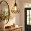 8.07 in. H Metal Diamond Pendant Shade