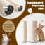Arbre à chat à niveaux multiples 77 po, beige / léopard, avec poteaux épais de 4,3 po-58040896