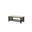 Table basse avec tablette de rangement ouverte