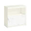 Classeur latéral blanc pour bureau organisé et vestibule, bois d'ingénierie, courrier à compartiments, dimensions compactes, processus d'installation rapide à la maison ou à l'organisation, construction, documents, conception, assemblage