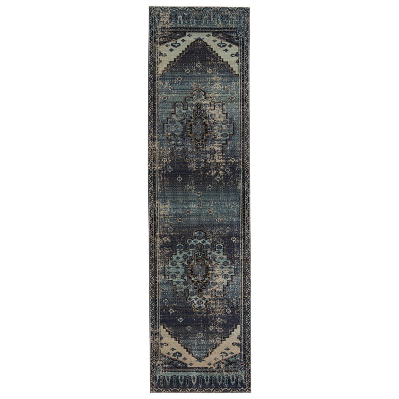 Dorman Geometric Indoor / Outdoor Rug, Rectangle 4' x 6'