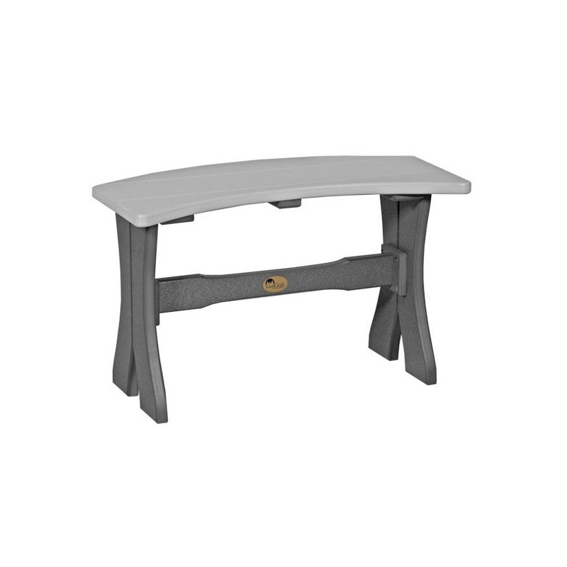 Banc de pique-nique en plastique Aiko Classic, Gris colombe / ardoise