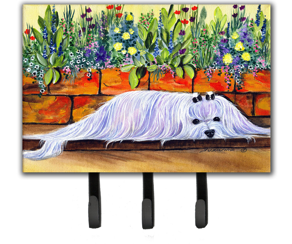 Metal Wall 3 - Hook Wall Mounted Coat Rack Caroline's Treasures