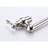 Brushed Nickel Kitchen Pot Filler Faucet, Wall Mount With Folding Function, Double Handles For Easy Water Control, Surface Mounted Faucet In Nickel, 360 Rotation And Folding, Precise Release, Material-1042300170