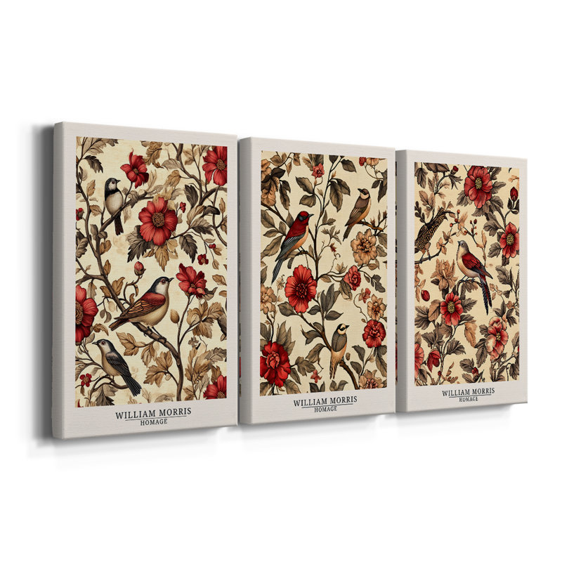 Série sur toile tendue sur mesure - 3 pièces, H 18 po x l 36 po