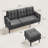 Convertible Sectional Sofa Couch, 3 Seat Couch Sectional L-Shaped Sofa-97872724
