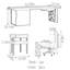 Bureau de bureau large et robuste-647844421