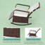 Fauteuil inclinable et berçant en rotin d'extérieur-1957120107-1957120106