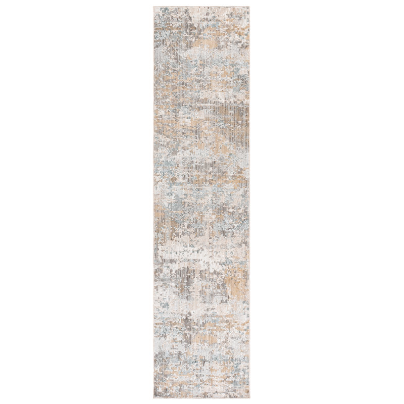 Vintage Westwood 202 Performance Abstract Rug, Runner 2' x 8'
