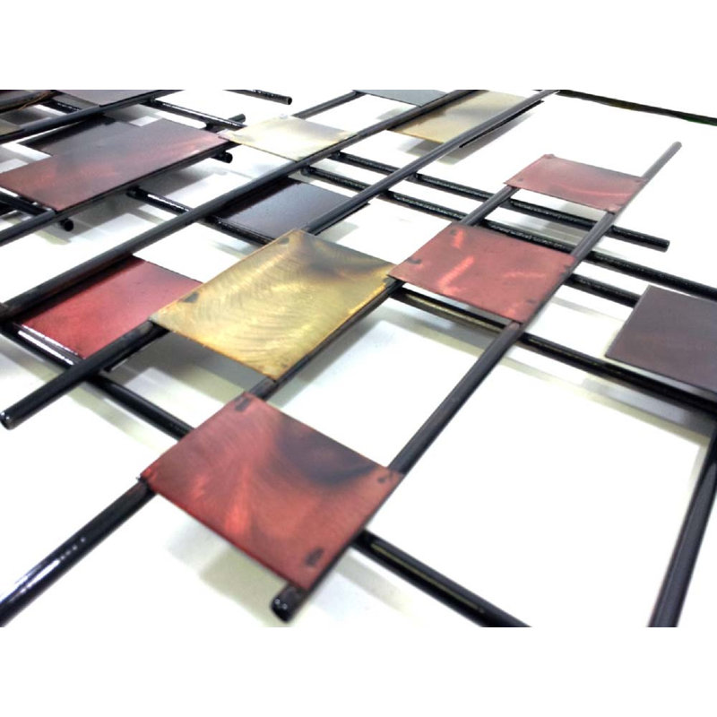 Handmade Abstract Wall Decor on Metal
