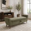 Banc de rangement moderne de 60 po avec pieds en bois Mid-Centruy-1571526466