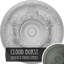 Médaillon de plafond Endurathane Woodruff, P 23 1/4 po x P 7/8 po, fini désert Gobi peint à la main-28580319-28581736