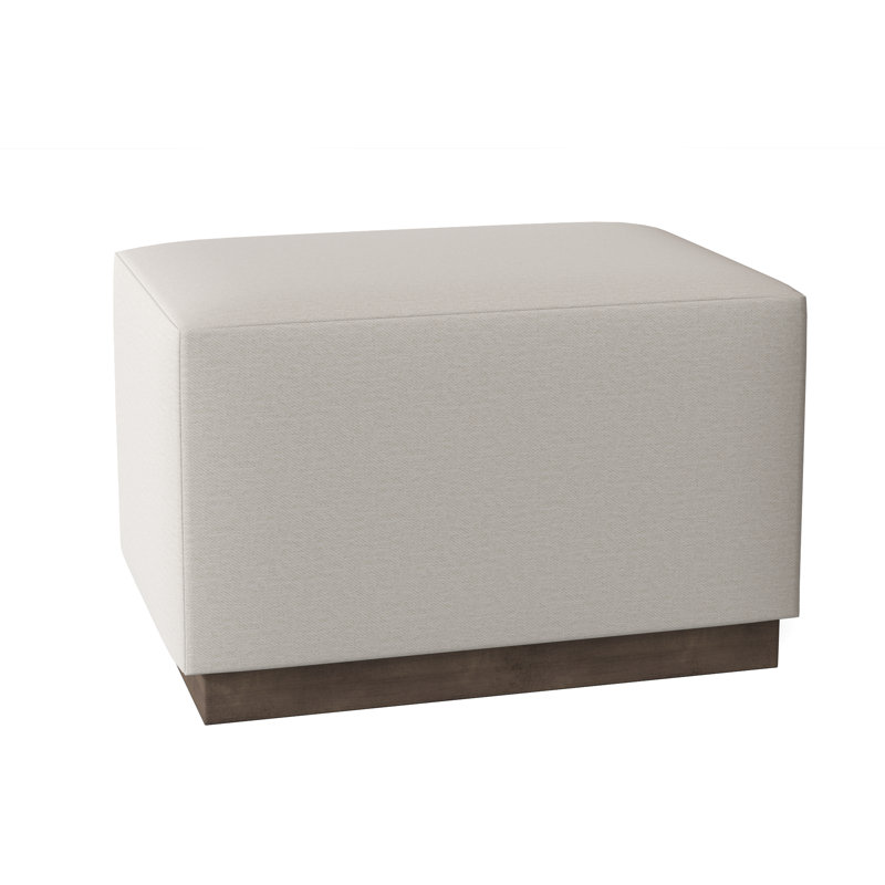 Merino 28" Rectangle Cocktail Ottoman, Molasses, Toffee Velvet 1667-020