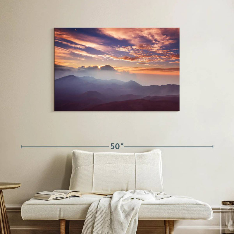 Alvord Haleakala Misty Sunrise, H 26 po x l 39 po