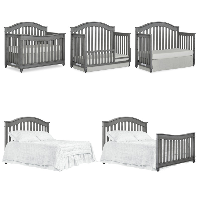 Hampton Crib, Storm Gray