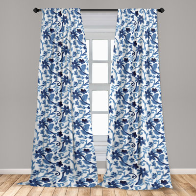 Semi Sheer Curtain Pair