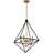 Rosann 4 - Light Dimmable Geometric Chandelier